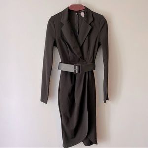 Ya Ya & co women’s black belted blazer dress - size small